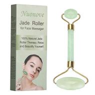 [아마존핫딜]Nuonove Jade Roller, Jade Roller Massagegerat, Jade Massagestein, Anti-Aging Jade Roller Therapie 100% natuerliche Gesicht abnehmen und bewegen Massagegerat