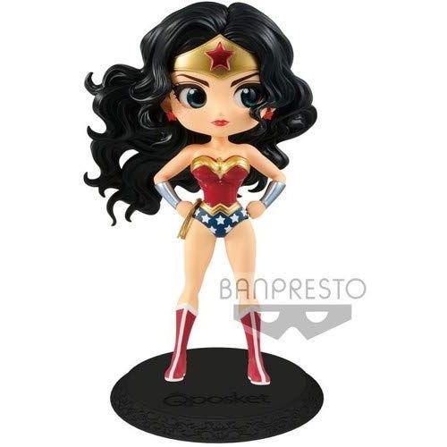 반프레스토 Banpresto DC Comics Q Posket-Wonder Woman-(A: Normal Color Ver) Toy, Multicolor
