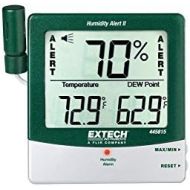 Extech 445815-NIST Hygro-Thermometer and Humidity Alert with Dew Point and NIST