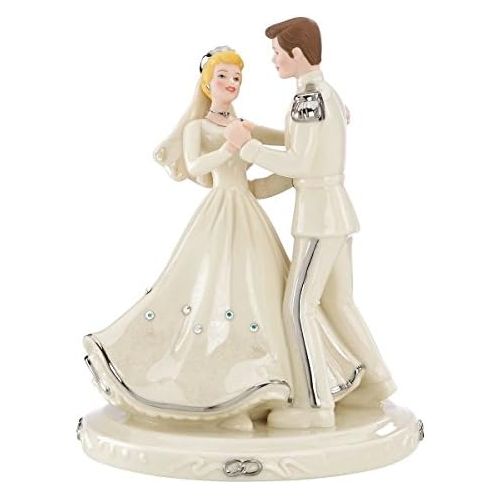 레녹스 Lenox Disney Cinderella & Prince Love Cake Topper Figurine