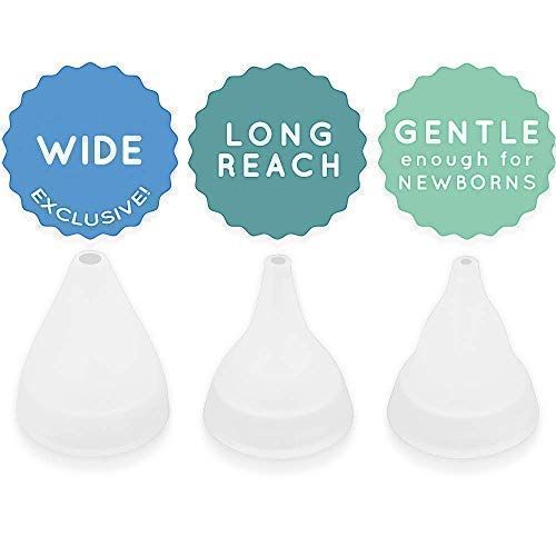  OCCObaby Baby Nasal Aspirator - Safe Hygienic and Quick Battery Operated Nose Cleaner with 3 Sizes of Nose Tips and Oral Snot Sucker for Newborns and Toddlers (Limited...