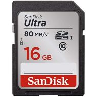 [아마존베스트]SanDisk 16GB Class 10 SDHC UHS-I Up to 80MB/s Memory Card (SDSDUNC-016G-GN6IN)
