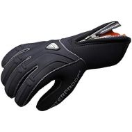 New Tusa Waterproof 5mm 5-Finger Stretch Neoprene Gloves (Medium) with GlideSkin Interior and a Long Zipper for easy Donning