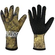 Layatone Diving Gloves 3mm / 5mm Neoprene Gloves Five Finger Water Gloves Surf Scuba Diving Spearfishing Gloves Wet Suit Gloves Adults Men Women