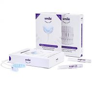 SmileDirectClub bright on Teeth Whitening Kit with 9 Premium Hydrogen Peroxide Pens and 20-LED Accelerator Light, Brighten 3x Faster Than Strips - 12 Month Supply, USB, USB-C, microUSB & Lightning