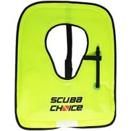 [아마존베스트]Scuba Choice Adult Neon Yellow Snorkel Vest with Name Box, X-Large