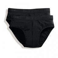 Fruit+of+the+Loom Fruit of the Loom Mens Classic Sport Briefs Black XXL (2 Pack)