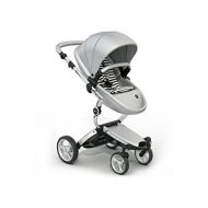 Mima Xari Stroller Authorized Seller ( Aluminum Chassis, Argento seat, Seat Black & White Starter pack