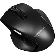 AmazonBasics Compact Ergonomic Wireless PC Mouse with Fast Scrolling - Black