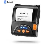 [아마존베스트]Bluetooth Mobile Thermal Receipt Printer, MUNBYN 2 Inches 58MM Impresora termica Printer with Leather Belt Compatible with Android Windows Devices for Business ESC/POS, Does NOT Su