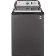 GE GTW680BPLDG Top Loading Washer with Stainless Steel Basket, 4.6 Cu. Ft. Capacity, 14 Cycles, Gray,