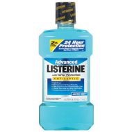 Listerine Advanced Antiseptic Mouthwash with Tartar Protection, Artic Mint 1 Liter, 33.8-Ounce...