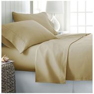 Ienjoy Home Home Collection 3 Piece Hotel Quality Ultra Soft Deep Pocket Bed Sheet Set - Twin XL - Gold