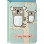 Hallmark Baby Shower Card (Koalas, So Many Snuggles)