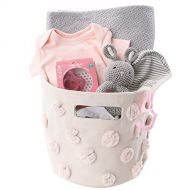 Our green house Pink and Gray Baby Shower Gift Ideas - Organic Baby Girl Gift Basket