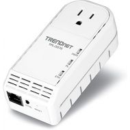 TRENDnet Powerline 200 AV Adapter Kit with Built-In Outlet, TPL-307E2K