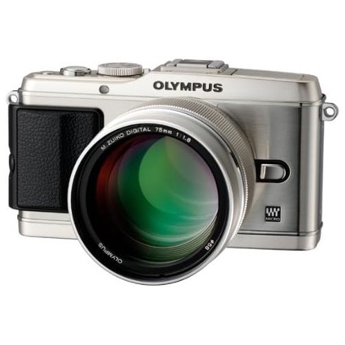  Olympus M.ZUIKO DIGITAL ED 75mm f1.8 (Silver) Lens for Olympus and Panasonic Micro 43 Cameras
