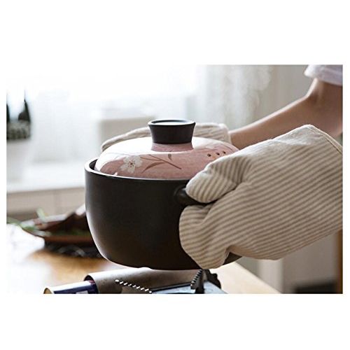  WHS Cookware Auflauf Eintopf Multi-Funktionssuppe Hochtemperatur Haushalt Keramik Muttertag Vatertag Geschenk (3.5L-4L) (groesse : 4L)