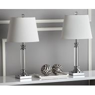 Safavieh Lighting Collection Zara Crystal 23.5-inch Table Lamp (Set of 2)