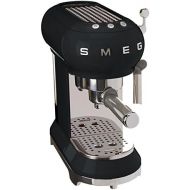 [아마존베스트]SMEG Espresso-Kaffeemaschine ECF01BLEU, 1350, 1 Liter, schwarz