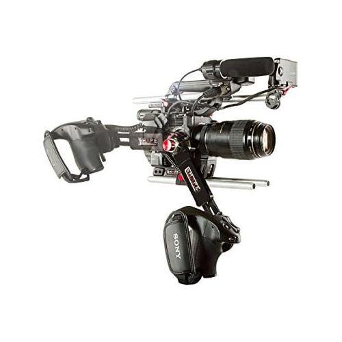  Shape Remote Extension Handle with Male-Female LANC Cable for Sony FS5 Camera