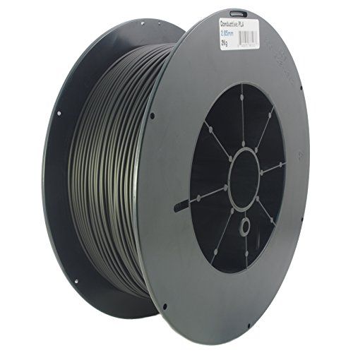  Proto-Pasta Proto-pasta CDP12820 Electrically Conductive Carbon Spool, PLA Composite 2.85 mm, 2 kg, Black
