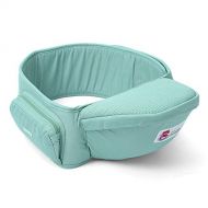 BISOZER-Baby BISOZER Baby Hip Seat Carrier,Infant Toddler Waist Stool and Hip Holder Belt,Convenient for Front Seat (Green)