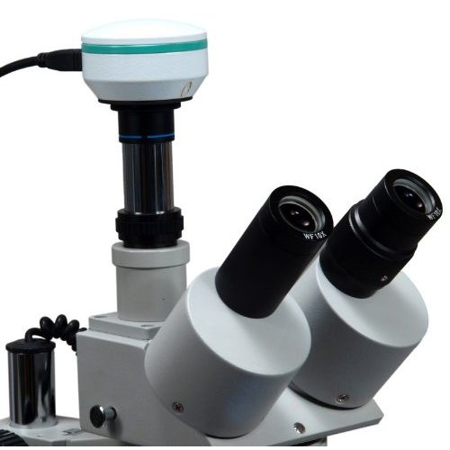  OMAX 10X-20X-30X-60X Digital Trinocular Stereo Microscope with 2.0MP USB Digital Camera and Dual Illumination System