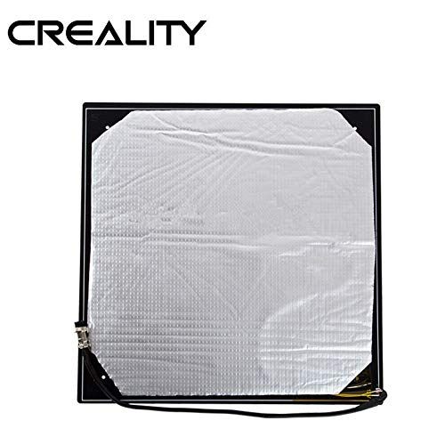  Creality 3D 2018 Upgraded 12V Heater Bed Aluminum Hotbed Board with Cable Installed Well for CR-10 CR-10S 300x300x400mm and CR-10 S5 500x500x500mm 3D Printer Creality Hot Bed Size 310x310x3mm