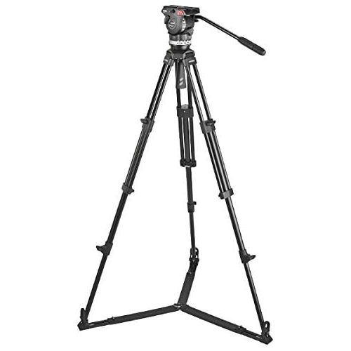  Sachtler 1002 Ace M GS System with Ace M Fluid Head, Tripod, On-Ground Spreader SP 75, Bag, Camera Mounting Plate, Pan Bar