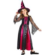 U LOOK UGLY TODAY Girls Halloween Costume Vampire Party Dress Costume for Girls Cosplay Dress Up Party