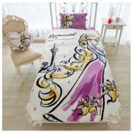 Disney Rapunzel Duvet Cover, Sheets, Pillow case Three-Piece Set for US Twin Sized Bed