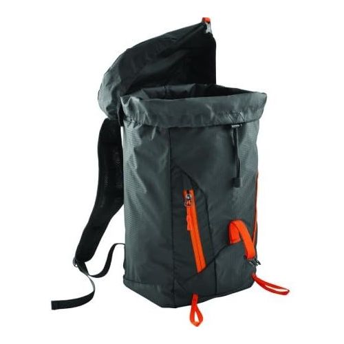 오자크트레일 Ozark Trail Lightweight Durable 28 Liter Atka Hydration Daypack for Outdoors, Biking, Hiking, Camping (GrayBlackOrange)