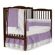BabyDoll Bedding Baby Doll Bedding Royal Crib Bedding Set, Lavender