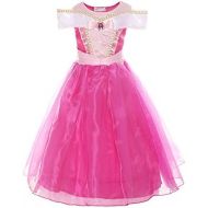 ReliBeauty Girls Drop Shoulder Princess Costume Dress up