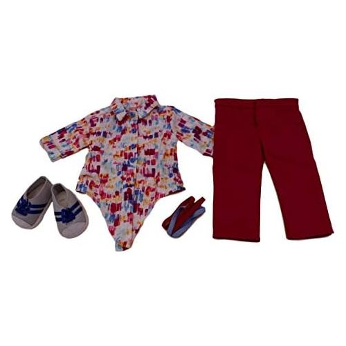  American Girl Truly Me Cool Colors Outfit for 18 Dolls (Doll Not Included)