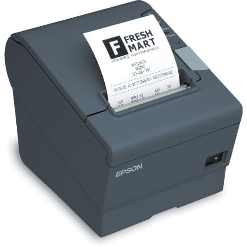 엡손 Epson TM-T88V Thermal Receipt Printer (PowerPlus USB and USB) No Power Supply Dark Gray