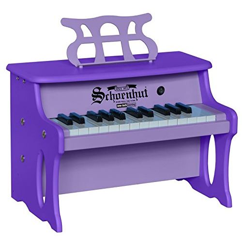  Schoenhut 25 Key 2 Toned Table Top Piano, Purple, One Size