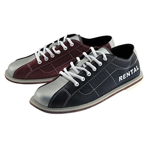  Bowlerstore Classic Mens Rental Bowling Shoes, 15 US M, BlueRedSilver
