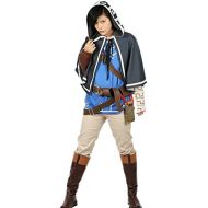 Xcostume Links Costume Deluxe Cape Belt Slate Legend Wild Version Cosplay Outfits