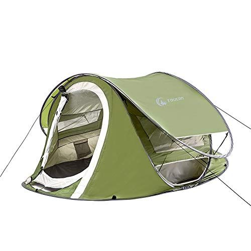 LIUFENGLONG Beach Tent Automatic Speed Open Lazy Tent Outdoor Tent Sunscreen Sunscreen Rain Double Double Door Waterproof Portable Screen Door Screen Vacation Friends Party Barbecue Easy To Di