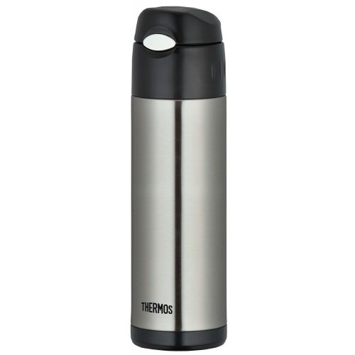 써모스 Thermos THERMOS vacuum insulation straw bottle 0.5L stainless black FFI-500 SBK