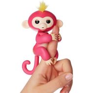 [아마존베스트]WowWee Fingerlings - Interactive Baby Monkey - Bella (Pink with Yellow Hair) By WowWee
