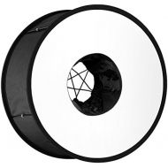 Neewer Round Universal Collapsible Magnetic Ring Flash Diffuser Soft Box 45cm18 for Macro and Portrait Photography