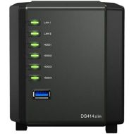 Synology DiskStation 4-Bay (Diskless) Network Attached Storage DS411SLIM (Black)