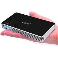 Cocar Mini Projector, New Android 7.1 DLP Built-in Battery Wireless Airplay Miracast Screen Share Mirroring Support 1080P Movie Player Portable LED Pocket Pico Projector WiFi USB HDMI Ke
