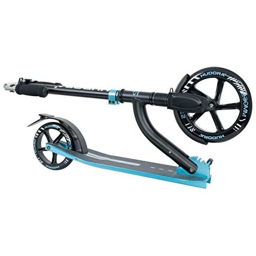  HUDORA Big Wheel Bold Cushion Tret-Roller mit Stossdampfung, tuerkis / schwarz, 14243