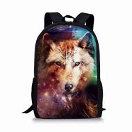 Youngerbaby Animal Wolf Print Kids School Bag Back to School Backpack Children Boys Girls Bookbag