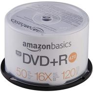 [아마존베스트]AmazonBasics 4.7 GB blank 16x DVD+R - 50 Pack Spindle