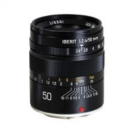 Kipon KIPON IBERIT 50mm F2.4 Full Frame Lenses for Fuji X Mount Mirrorless Camera (Silver)
